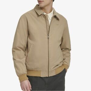 NWT Men's Dockers Mico-Twill Golf Bomber Jacket